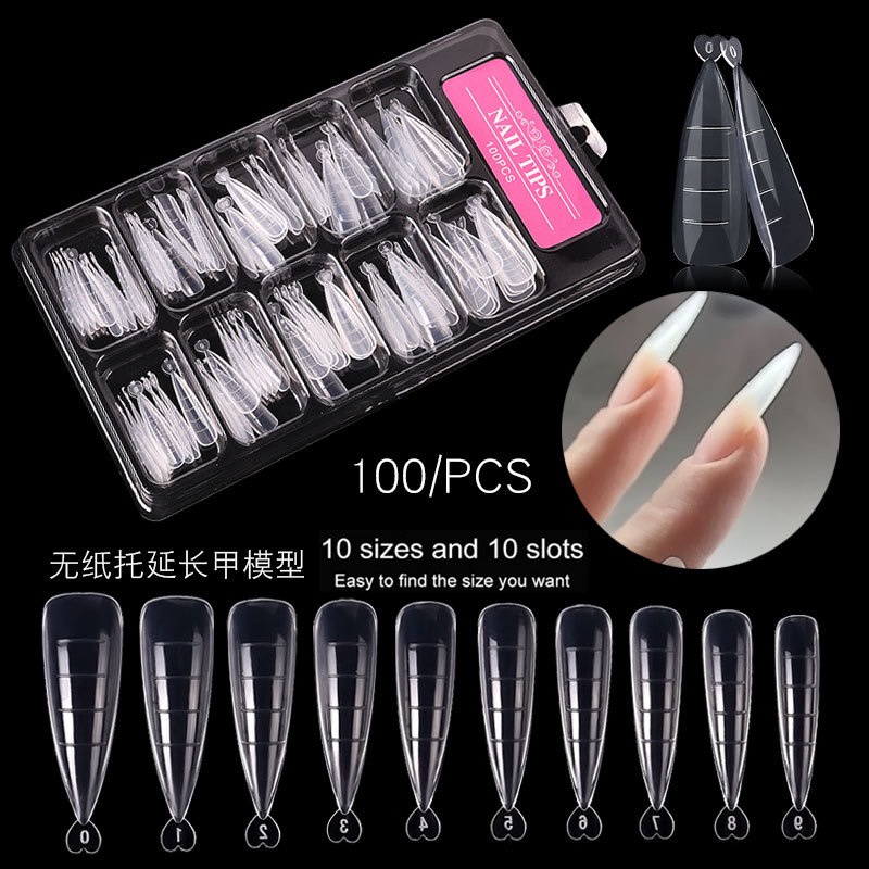 Cetakan Polygel / Cetakan Nail Tip Polygel / Kuku Cetakan Polygel / Polygel Nail Tip