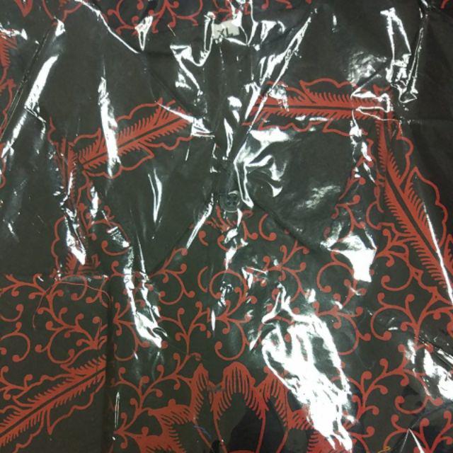 Kemeja Batik Pria Wahyujaya Red Batik Solo Kemeja Pria Lengan Panjang Batik Modern Ori By Raja Sakti