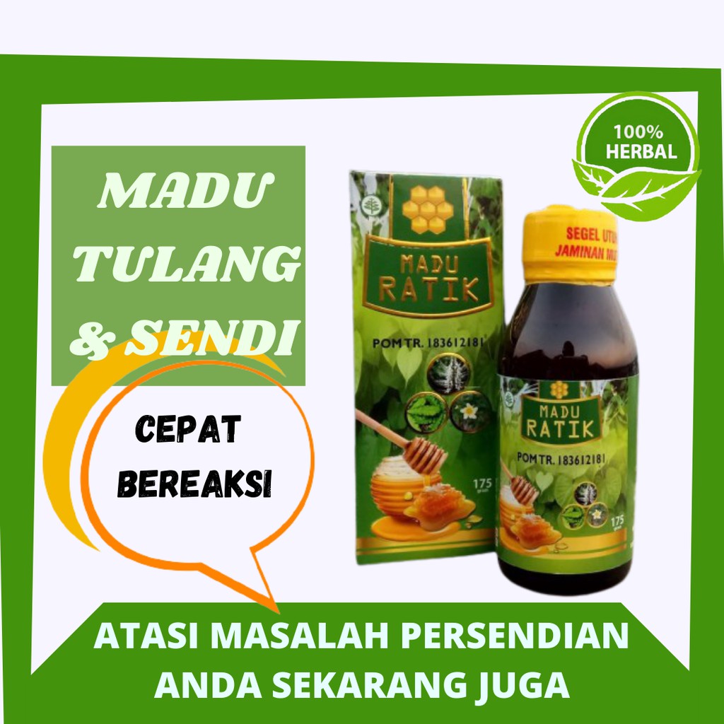 

MADU RATIK HERBAL - Obat Maag Kronis Madu - Mengobati Sakit Pinggang - Mengobati Asam urat - Mengobati Rematik - Mengobati Diabetes