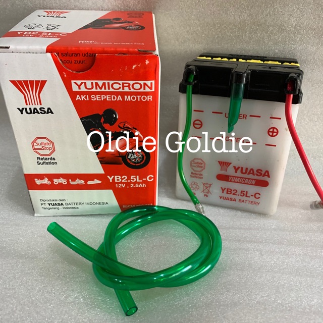 Aki Yuasa YB2,5L-C GL Pro GL Max GL100 CDI