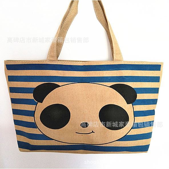 BABY STORE01 - T2 SHOULDER BAG KARAKTER / TAS KANVAS / TOTEBAG / TAS WANITA / IMPORT BATAM