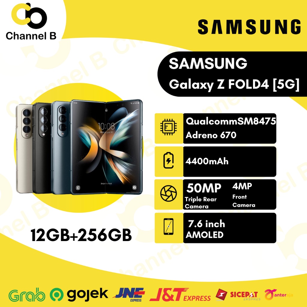 Samsung Galaxy Z Fold4 [5G] Smartphone (RAM 12GB / 256GB) - Garansi Resmi