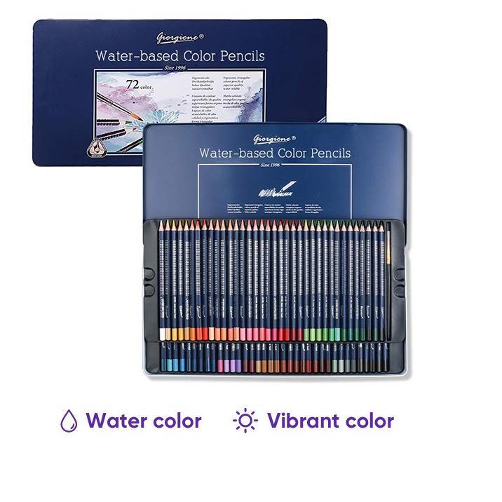 

Serbuuuu.. Giorgione Watercolor Pensil Warna Dengan Kualitas Tinggi Pencil 12/24/36/48/72/120 Warnas G-SR
