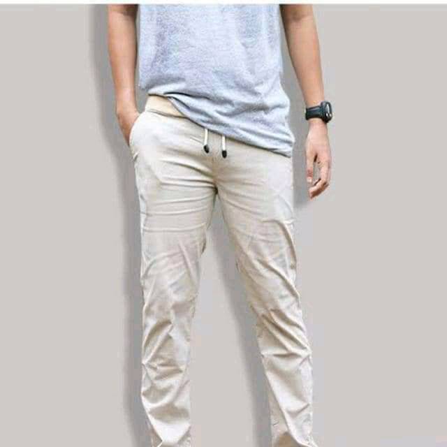 [BISA COD] Original Combats Celana Chino Panjang Pria RIP Pinggang Karet Bahan Melar Stretch size 28 -38