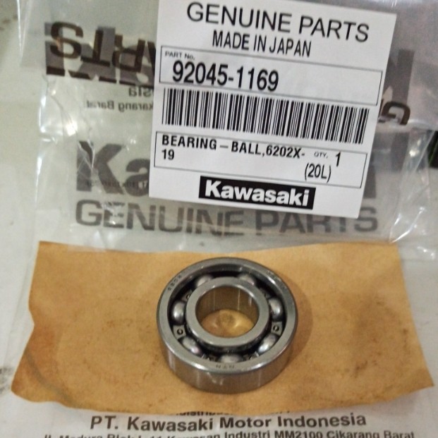 Bearing Bering Laker Laher Mesin 6202 Ninja 150 R M SS RR 92045-1169