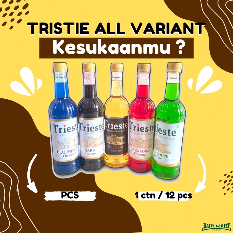 

Triste Premium Syrup 650 ml All Variant