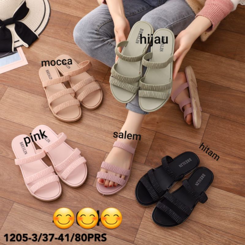 Sandal jelly kokop kertu ban3 1205-1 BLC n Breslin