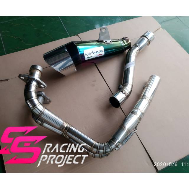 Knalpot murah leovince Cobra rainbow MT25