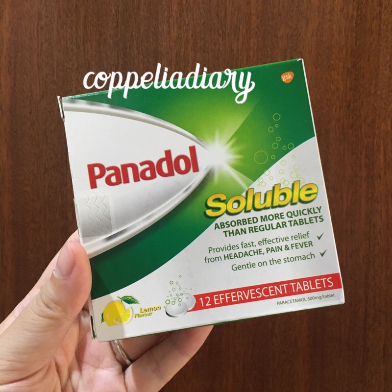 PANADOL Soluble Singapore READY STOCK Paracetamol effervescent SGP SG pereda nyeri sakit kepala dema