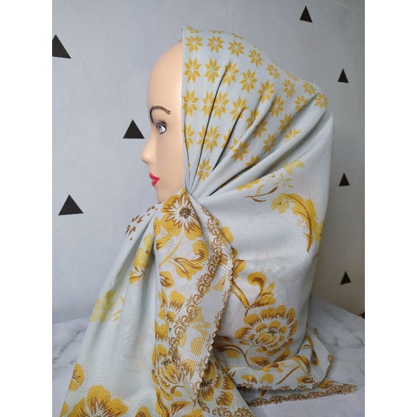 Hijab Denay/ Segiempat Denay/ Lasercut/ Denay/ Kerudung Motif Baru/ Jilbab Denay