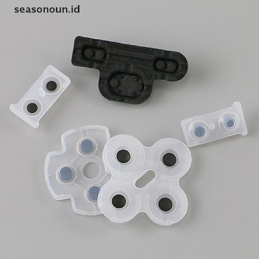 5pcs / lot Bantalan Karet Konduktif Tombol Kontak gasket Untuk Kontroler PS3