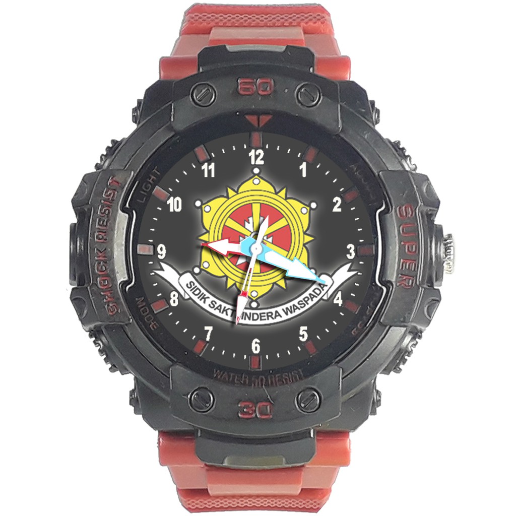 Jam Tangan  LOGO BARESKRIM SPORT Bagus