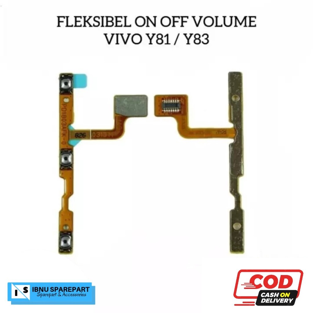 FLEKSIBEL FLEXIBEL ON OFF VOLUME VIVO Y81 Y83 ORIGINAL - FLEX POWER VOL Y81 Y83