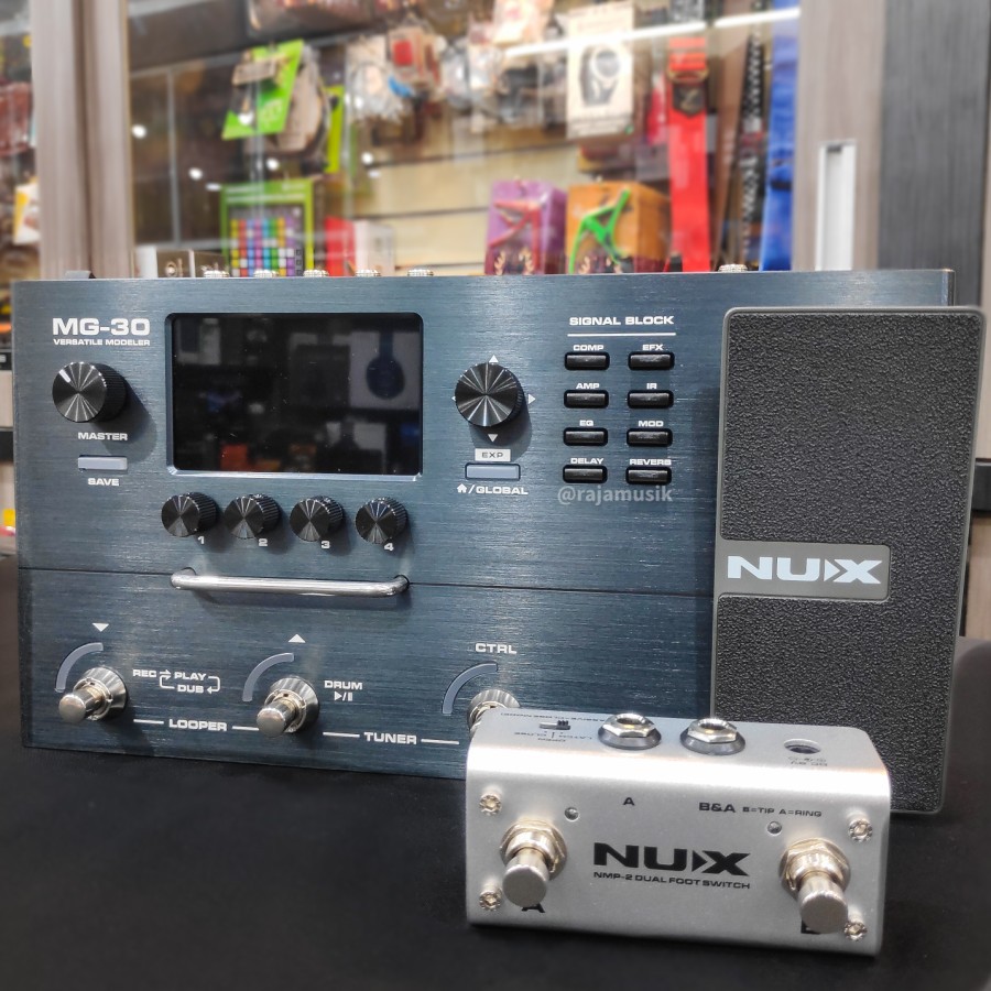 MULTI EFEK GITAR NUX MG 30 / MG-30