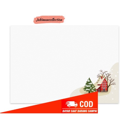 

✨ BISA COD ✨ Note Card Secluded Cabin Set of 6