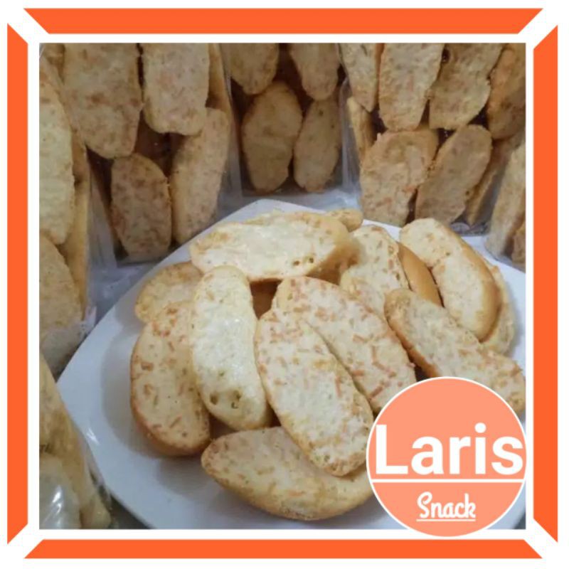 

250 Gr Kueh Kering Baglen / Roti Baglen Keju Manis / Kueh Kering Roti Jadul / LarisSnack