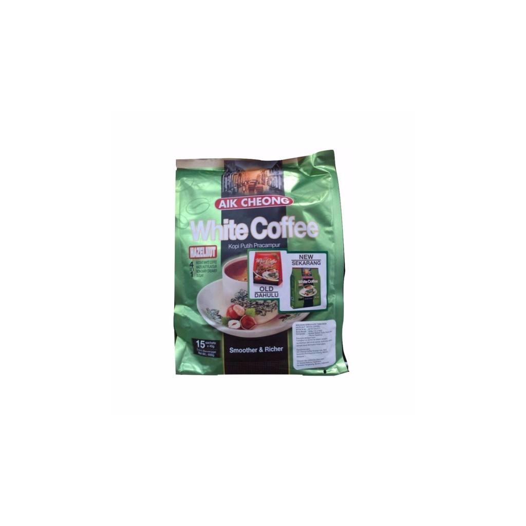 

Aik Cheong White Coffe Hazelnut 4 in 1 600gr