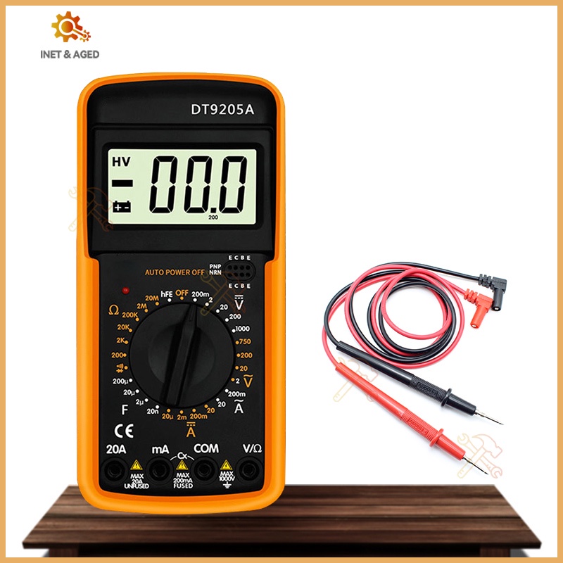 INT Alat Pengukur Multimeter Digital Portable