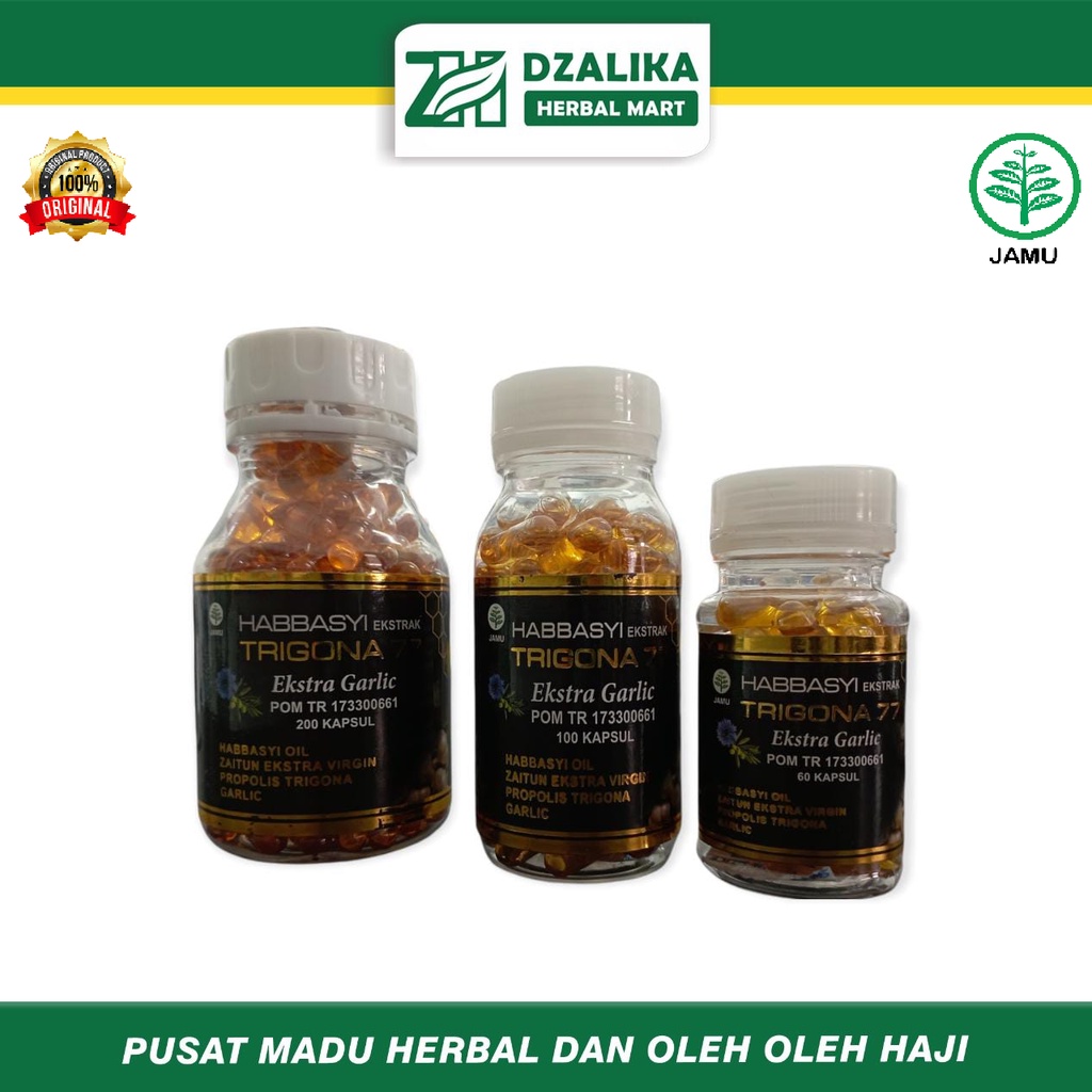Habbasyi Extra Trigona 77 isi 200 kapsul