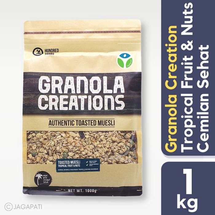 

Jual Granola Creation-Toasted Muesli Tropical Fruits Nuts 1 Kg