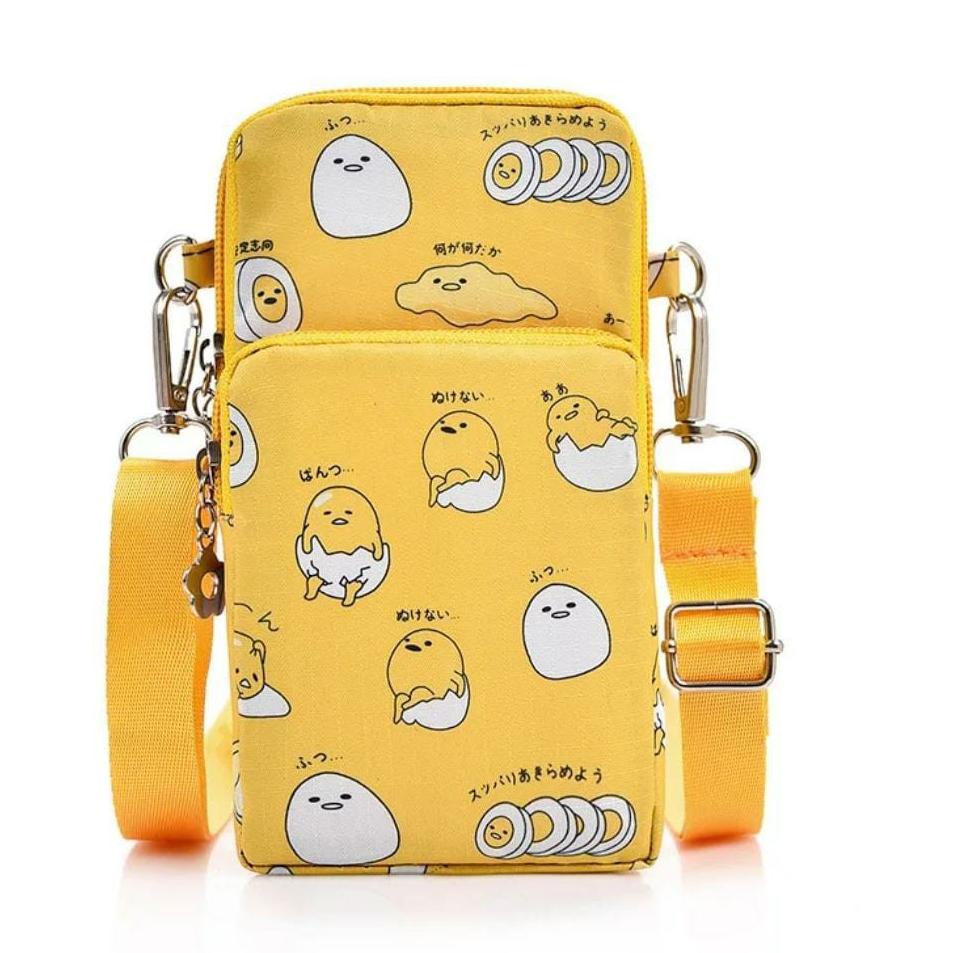 (SALE) HANABI-tas hp selempang wanita  EGG POCKET dompet hp wanita dompet kunci multifungsi murmer