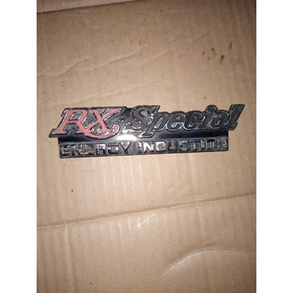 Emblem Tutup Aki Tempong Yamaha Rx Spesial RxSpecial RxSpesial Red Merah