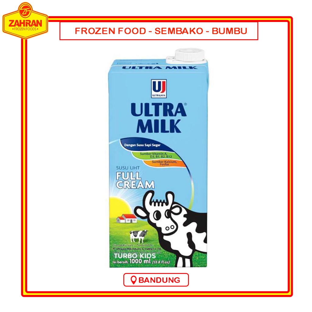 

Susu Ultra Milk Full Cream UHT 1L Murah Bandung