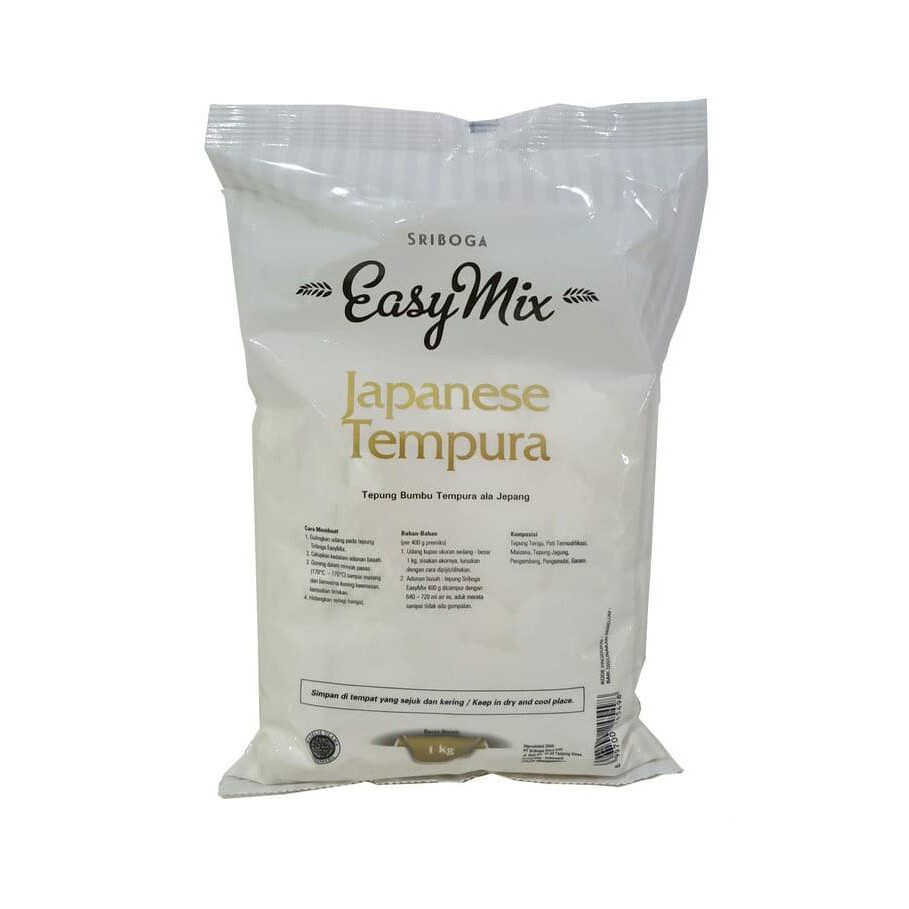

84JV JAPANESE TEMPURA EASY MIX @1KG DR SRIBOGA, TEPUNG TEMPURAKO JEPANG KMJN