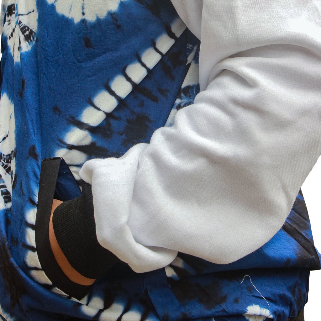 Jaket Batik Urban of Indonesia Blue Tie Dye Celup