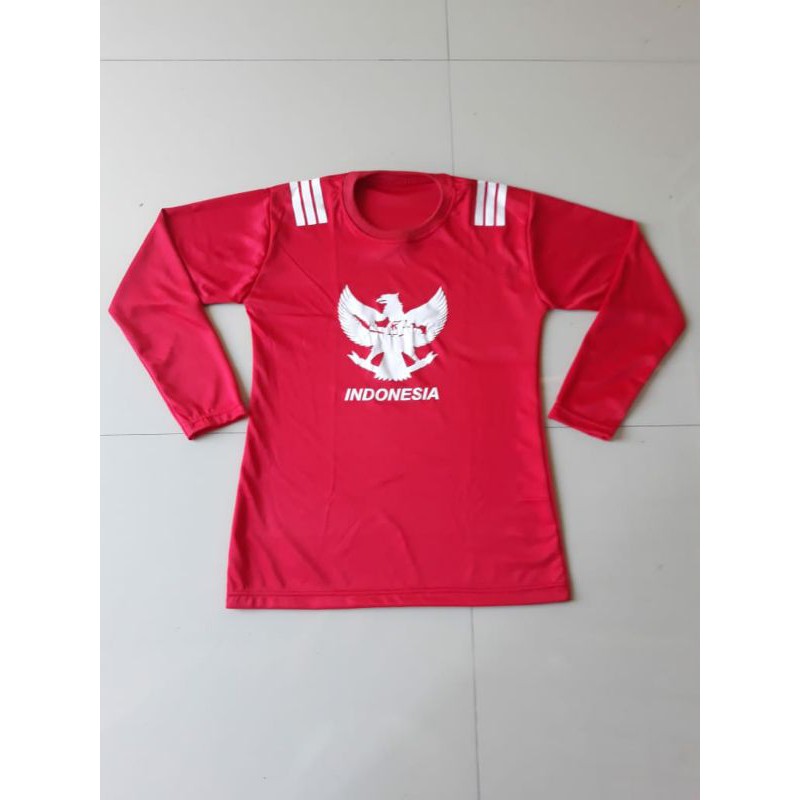 Atasan Cewek,Kaos Lengan Panjang,Kaos Garuda cewek Lengan Panjang,Baju Gym,baju Senam,