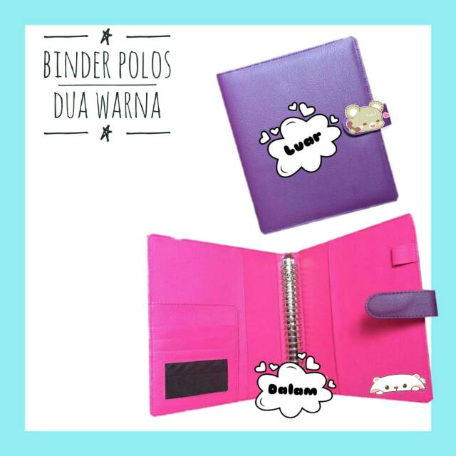 

BINDER POLOS DUA WARNA