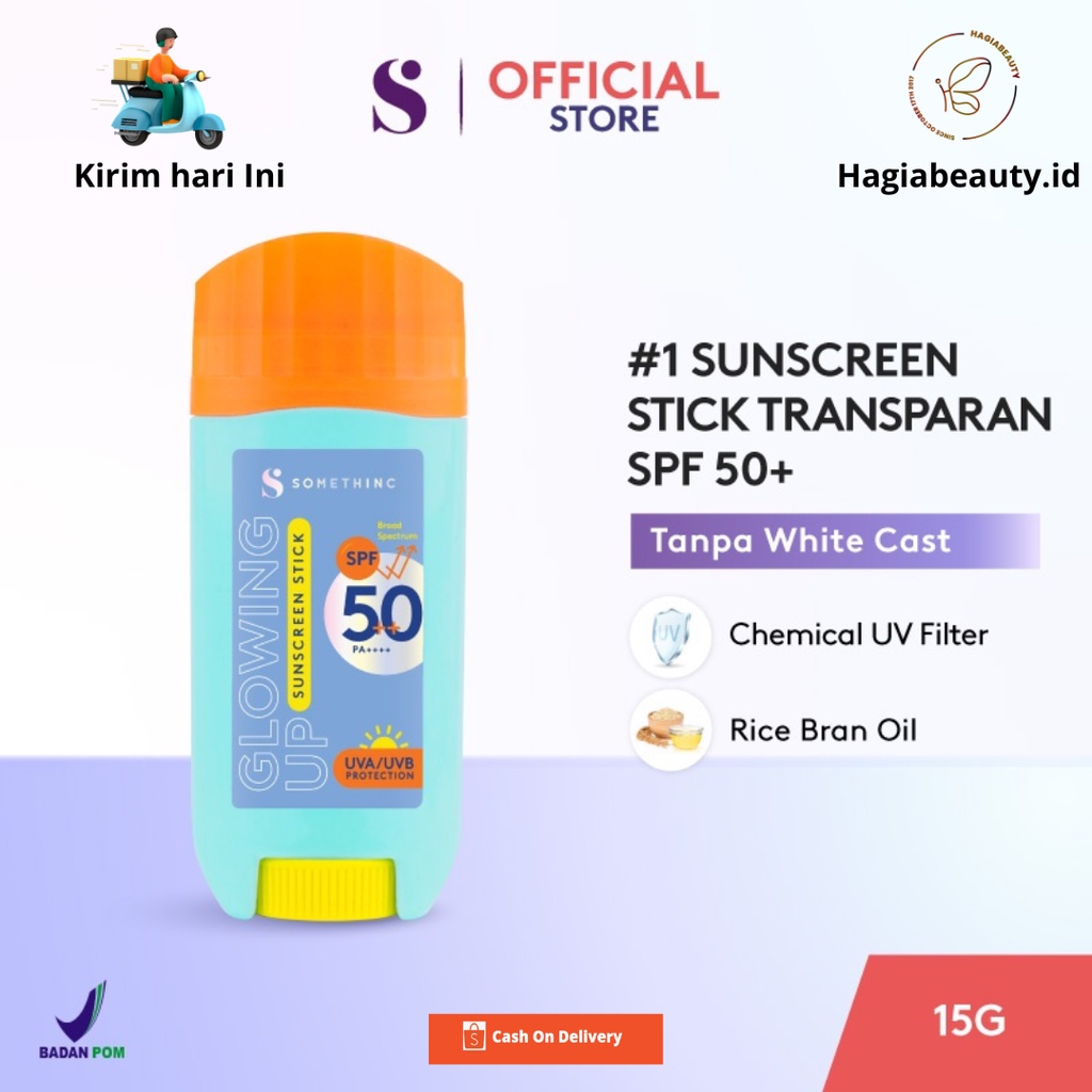 ORIGINAL SOMETHINC SUNSCREEN STICK SPF 50 GLOWING UP - SUNSCREEN KOREA