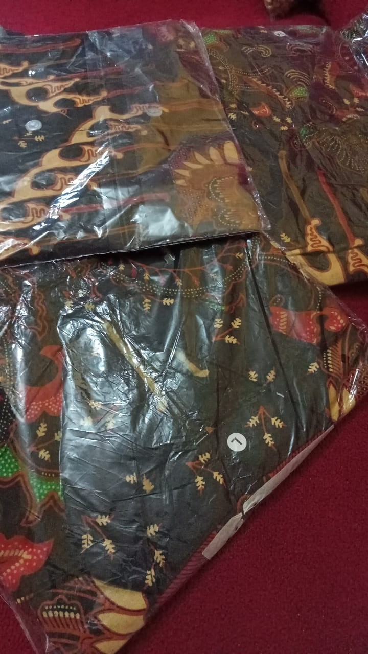 Batik Couple Keluarga Sania Ruffle Ori Ndoro Jowi Kupu Kuning Terbaru Terlaris