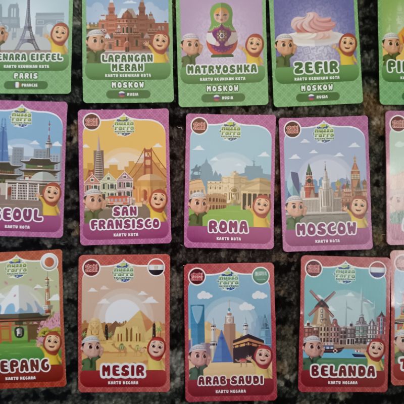 Kartu Nussa dan Rarra Keliling Dunia x Choki Choki