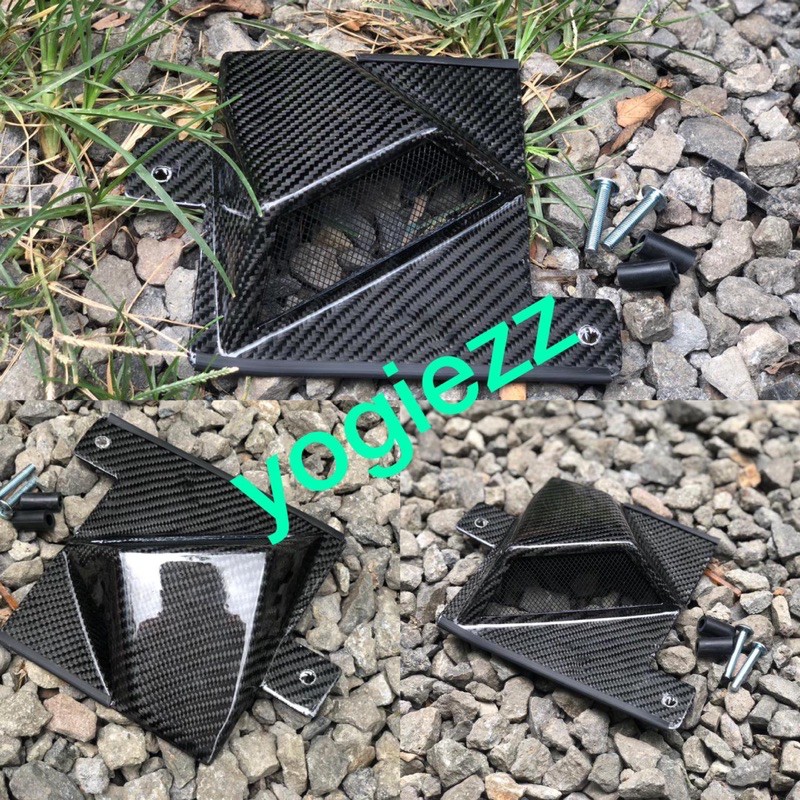 cover radiator kevlar honda pcx 160 penutup radiator samping carbon kevlar pcx 2021 karbon kevlar