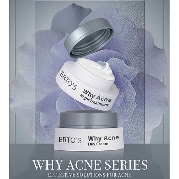 PAKET ERTOS WHY ACNE 2 IN 1~ DAY CREAM + NIGHT TREATMENT