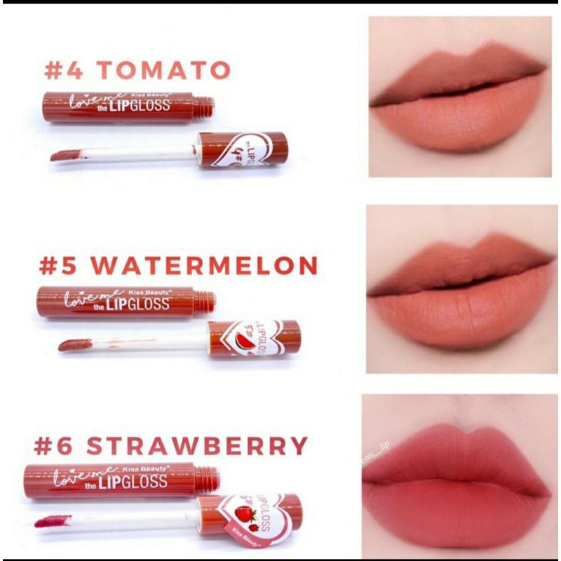 Kiss Beauty Love Me Lip Gloss / unicorn