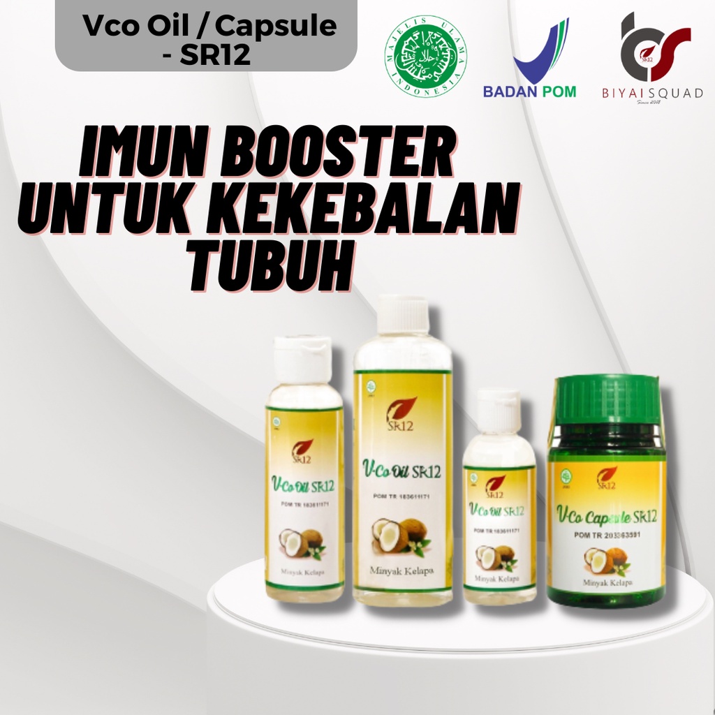 SR12 HERBAL SKINCARE IMUN BOOSTER VCO MINYAK KELAPA MURNI VICO VIRGIN COCONUT OIL