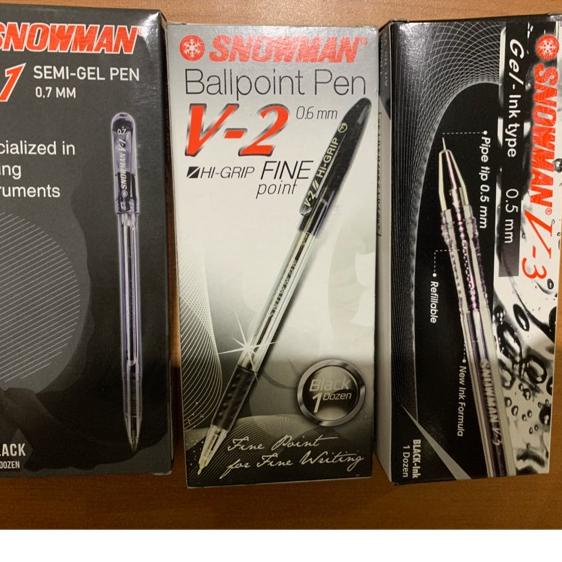 

¤ (12pcs) Bolpen Snowman V1 V2 V3 V5 V6 V7 ㊝