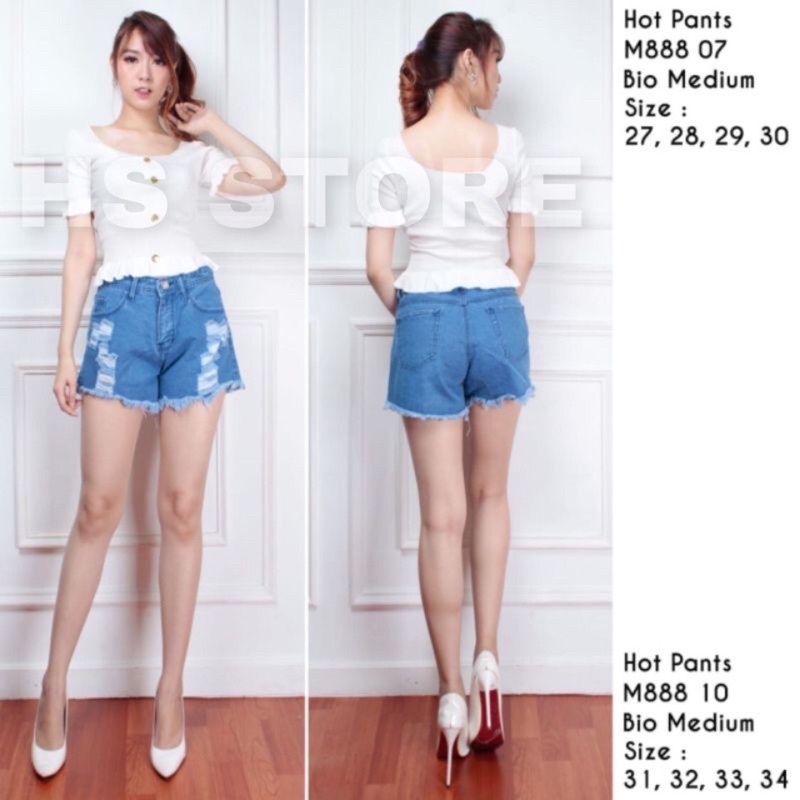 CELANA PENDEK HW / CELANA PENDEK JEANS / CELANA JEANS WANITA / CELANA WANITA JEANS / CELANA HITS / HOTPANTS VIRAL / HOTPANTS SOBEK-SOBEK