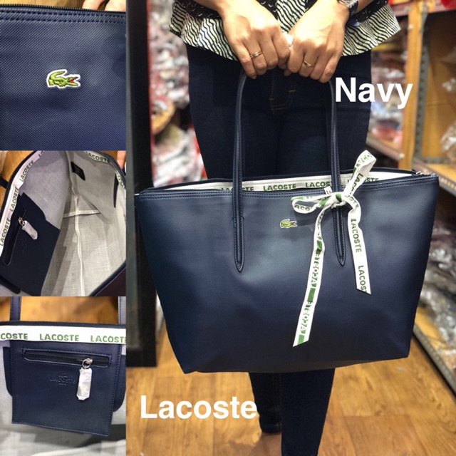 tas wanita tote bag lacoste