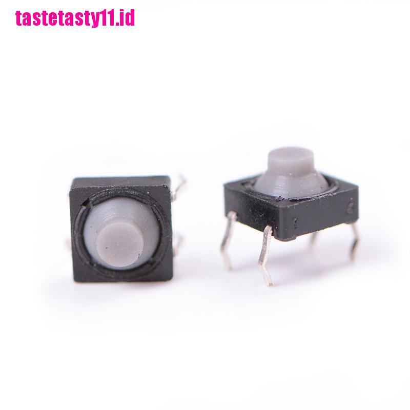 20 Pcs Miniatur Tombol Tekan Tactile Mikro 4 Pin