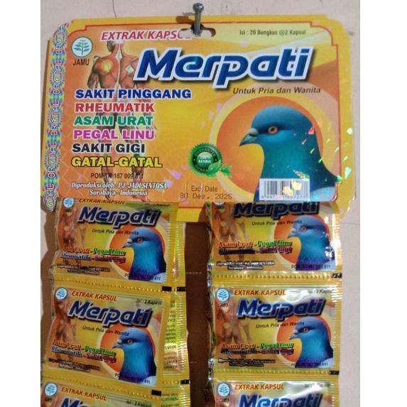 

FLASH SALE MERPATI jamu asam urat Original ✯ 854