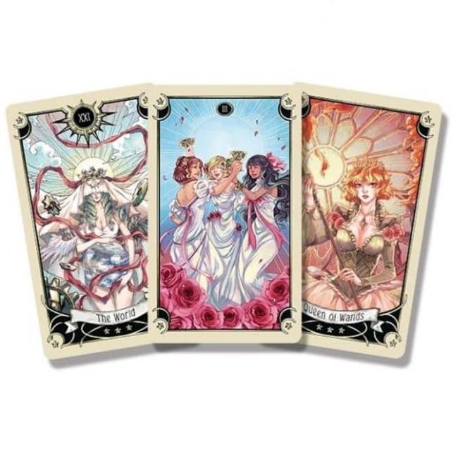 Mystical Manga Tarot by Barbara Moore