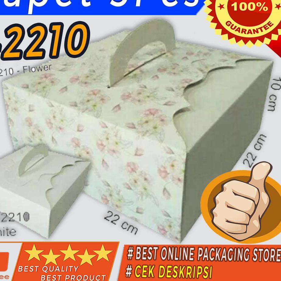 

DUS KUE / GIFT BOX ELEGAN / BOX KUE 22X22X10CM ISI 5bh W47L