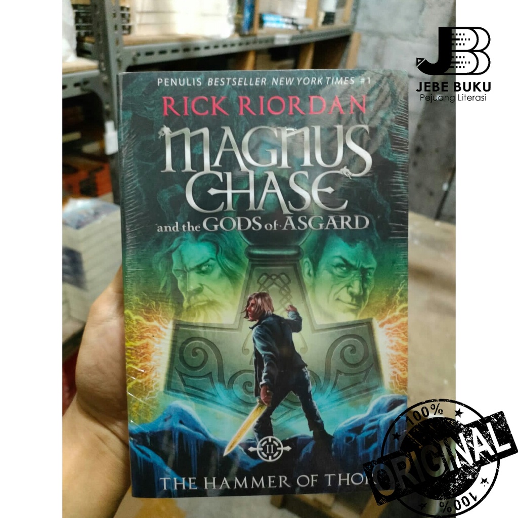 ORIGINAL Magnus Chase And The Gods Of Asgard #2 The Hammer Of Thor - Rick Riordan