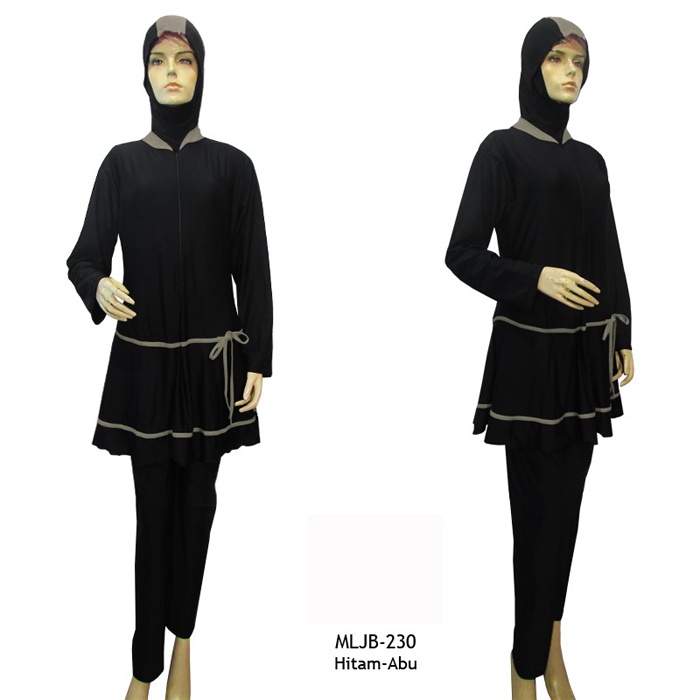 Baju Renang Muslim Jumbo Bahan Lycra Premium Size 4L - 7L MLJB230