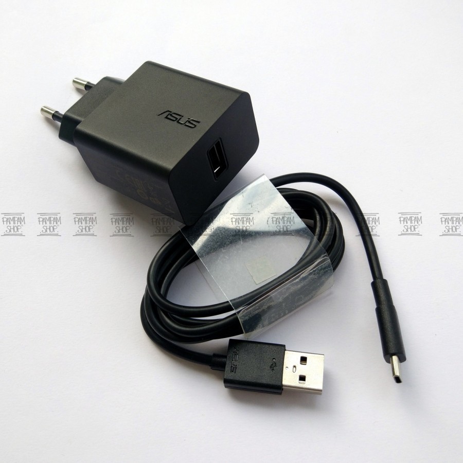 Travel Charger Asus Type C 2A Ampere Zenfone 3 ZE552K Casan Tipe C Original OEM Model AD897020