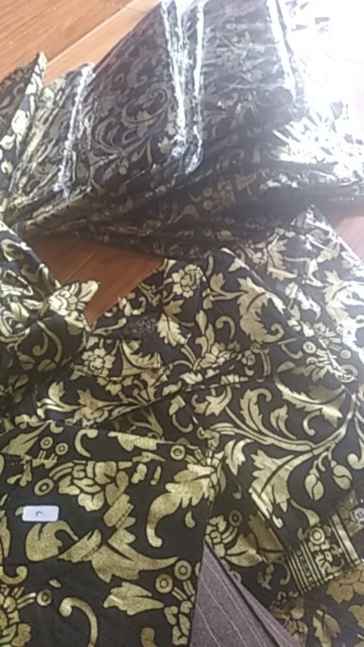 Batik Couple Keluarga Sania Ruffle Ori Ndoro Jowi Dnt Motif Bakung