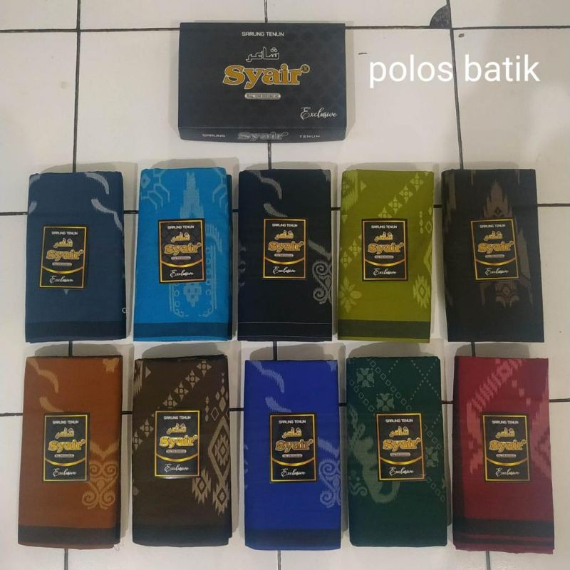 Sarung Syair Polos Batik